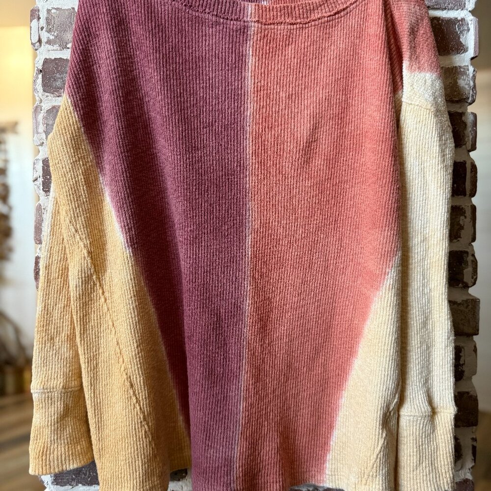 We The Free, Free People, Logan Tee in Star Anise Combo